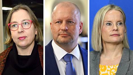Tytti Yli-Viikari (vas.), Timo Vornanen ja Riikka Purra ovat herättäneet huomiota kriisiviestinnällään tai sen puutteella.