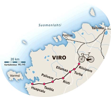 Virossa rakennettiin pyörätie rautatien tilalle - Matka 