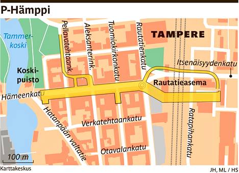 Värivaloilla tunnelmaa Hämppi- parkkiin - Kotimaa 