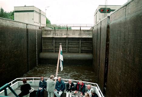 Carelia-Lines canal cruise on the Saimaa canal in July 2001.