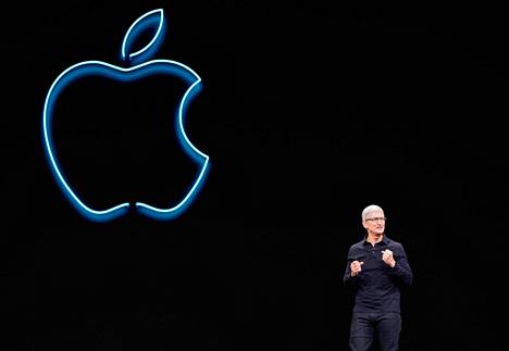 Applen toimitusjohtaja Timothy Cook puhui Applen järjestämässä konferenssissa Kaliforniassa kesäkuussa.