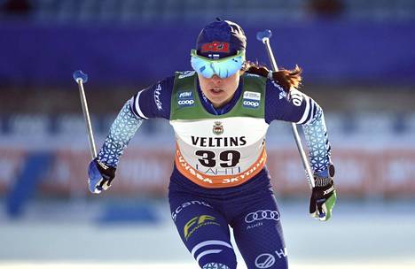 Krista Pärmäkoski tähtää Pekingin olympialaisiin norjalaissuksilla.