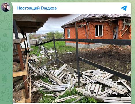 Belgodorin kuvernööri Vjatšeslav Gladkov jakoi Telegram-kanavallaan kuvan väitetyistä tuhoista Novaja Tavolžankan kylässä. Gladkovin väitteitä ja kuvien todenperäisyyttä ei ole pystytty varmistamaan.