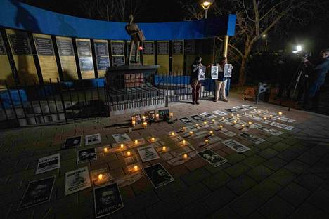 Chihuahuan osavaltiossa järjestettiin tilaisuus tapettujen toimittajien muistoksi tammikuussa.
