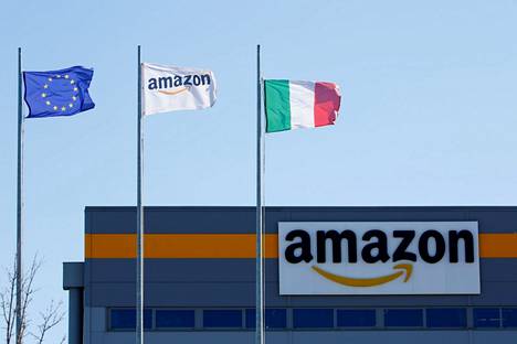 Amazonin logistiikkakeskus Italian Passo Coresessa. 