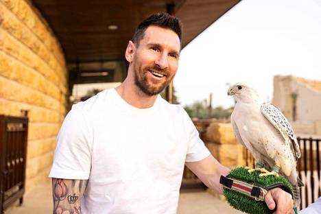 Lionel Messi vieraili Saudi-Arabiassa 1. toukokuuta.