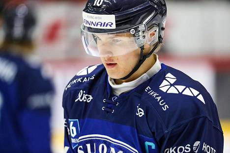 HIFK:n Anton Lundell on Nuorten Leijonien ykköstähti joulupäivän ja tapaninpäivän välisenä yönä alkavassa alle 20-vuotiaiden MM-turnauksessa. Kuva marraskuulta 2019.