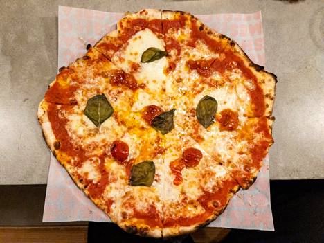 Mozzarella pizza from KBC Taproom.