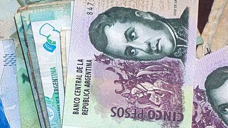 Argentiinan peso.