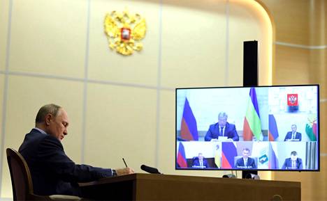 Venäjän presidentti Vladimir Putin osallistui tiistaina kokoukseen, jossa käsiteltiin maatalousaiheita.