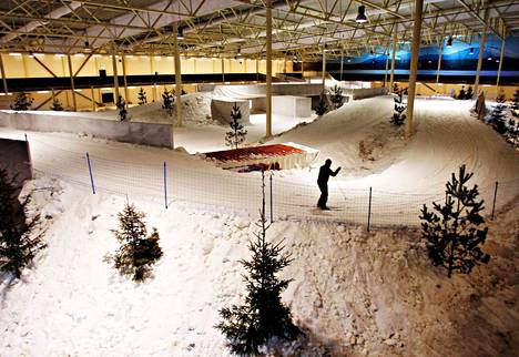 Tällaiselta Kivikon hiihtohallissa näytti vuonna 2009. 
