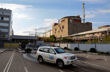 IAEA:n tutkijaryhmä vieraili Venäjän hallussa olevan Zaporižžjan ydinvoimalan alueella 1. syyskuuta.