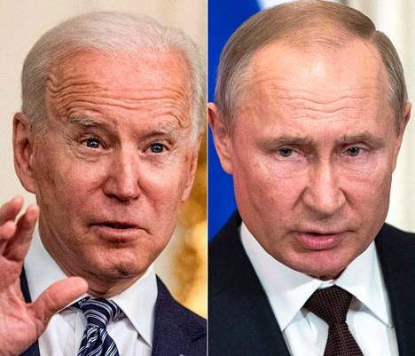 Yhdysvaltain presidentti Joe Biden (vas.) ja Venäjän presidentti Vladimir Putin tapaavat kesäkuussa ensimmäistä kertaa.