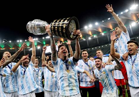 Lionel Messi ja Argentiina veivät Copa Américan mestaruuden 2021.