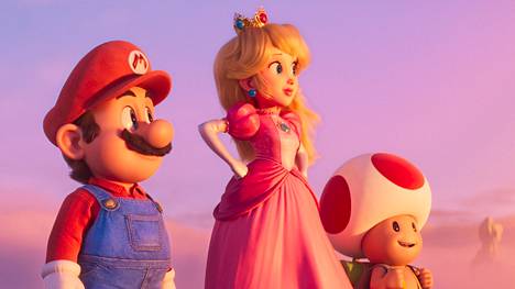 The Super Mario Bros. Moviessa Mario päätyy Peach-prinsessan sienimaahan ja yrittää pelastaa veljensä.