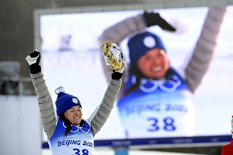 Krista Pärmäkoski skied Olympic bronze from the normal trip to Beijing. 