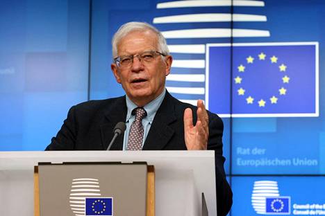 EU:n korkea edustaja Josep Borrell kertoi ylimääräisestä puolustusministereiden kokouksesta maanantaina.