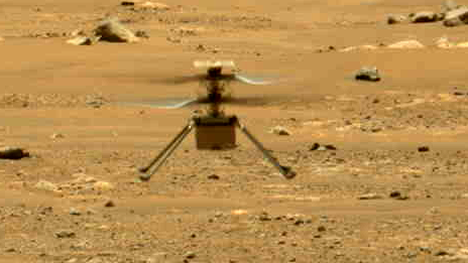 Avaruus | Marsissa tutkimusta tekevä mönkijä tallensi planeetalla lentäneen minikopterin lentoäänet ensimmäistä kertaa
