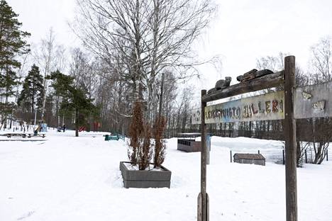 Leikkipuisto Hilleri on yksi kevään ajaksi suljettavista leikkipuistoista.