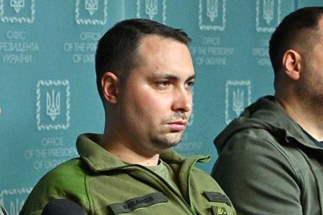 Kyrylo Budanov tiedotustilaisuudessa Kiovassa syyskuussa.