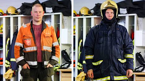 Sometimes Jouni Leskinen leaves for alarms straight from work at the sawmill and changes his construction worker's clothes to firefighter's equipment.  If necessary, he has the employer's permission to go to alarms even in the middle of the working day.