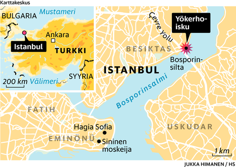 HS Istanbulissa: Uusi vuosi alkoi verilöylyllä Turkissa – lue yhteenveto  tuhoisasta yökerhoiskusta - Ulkomaat 