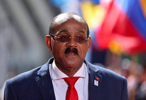 Antigua ja Barbudan pääministeri Gaston Browne.