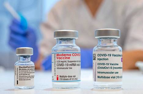 Suomessa rokotetaan tällä hetkellä Pfizer-Biontechin, Modernan ja Astra Zeneca koronavirusrokotteilla.
