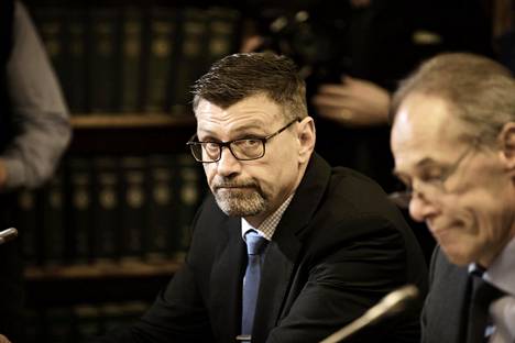 Valtakunnansyyttäjä Matti Nissinen korkeimmassa oikeudessa marraskuussa.