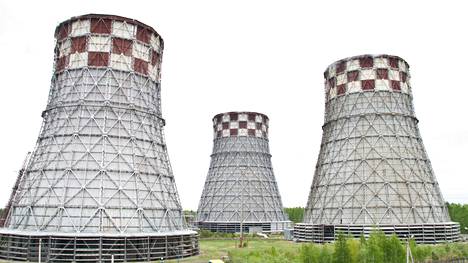 Fortumin omistama Tjumenin voimala-alue Länsi-Siperiassa Venäjällä.