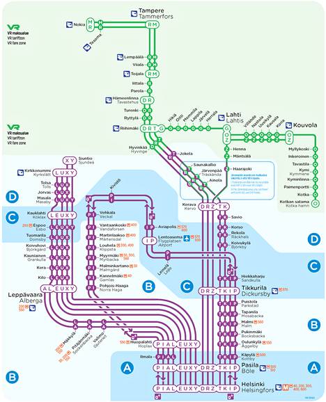 Uusitussa lähijunakartassa on monia asemia, jotka ovat vieraita osalle Helsingin seudulla liikkuvista joukkoliikenteen asiakkaista.