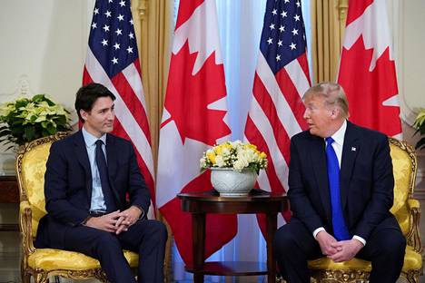 Videolla äänessä oli Kanadan pääministeri Justin Trudeau, joka tapasi Yhdysvaltain presidentti Donald Trumpin 3. joulukuuta 2019 Nato-kokouksessa Lontoossa.