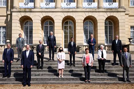 G7-maiden valtiovarainministerit tapasivat tänään Lontoossa. 