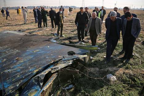 Ukrainalaiskone ammuttiin alas Iranissa vuonna 2020.