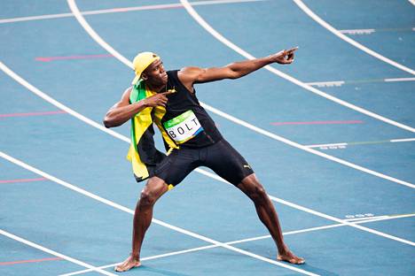 Usain Bolt oli juoksuratojen show-mies.