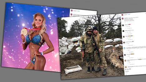 Katerina Grištšenko on julkaissut kuvia itsestään Instagramissa myrka.fit-tilillään.