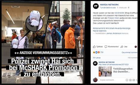 Itävaltalainen Warda Network -markkinointitoimisto kertoi epäonnistuneesta haitempauksesta Facebook-sivuillaan.