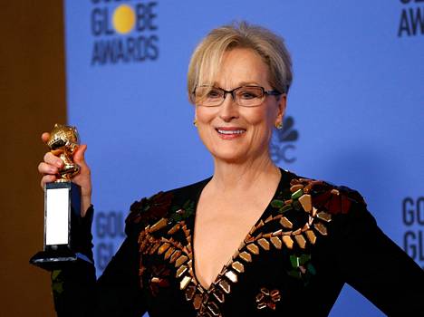 Meryl Streep sai elämäntyöstään Cecil B. De Mille -palkinnon Golden Globe -palkintogaalassa vuonna 2017.