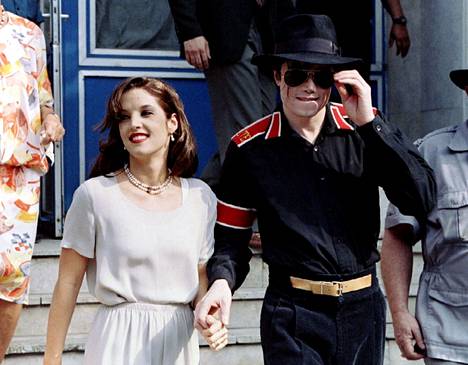 Lisa Marie Presley ja Michael Jackson vierailivat Budapestissa vuonna 1994.