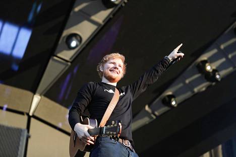 Toinen Ed Sheeranin konserteista on tänään keskiviikkona.
