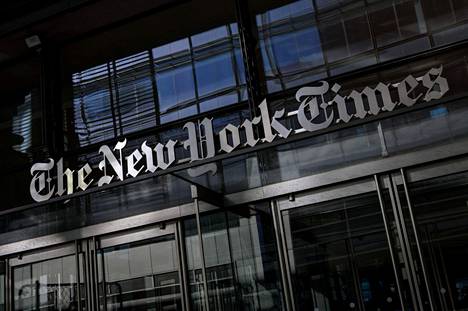 The New York Timesin rakennus New Yorkissa. 