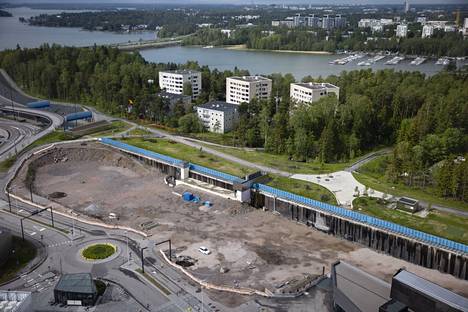 SRV suunnittelee kahta yli 30-kerroksista asuintaloa Keilaniementien ja Kehä I:n tunnelin välimaastoon.