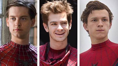 Spider-Man: Far From Home will also be visited by Spider-Man Actors Tobey Maguire (left) and Andrew Garfield (center) from previous films.