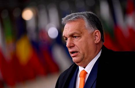 Unkarin pääministeri Viktor Orbán EU-huippukokouksessa joulukuussa 2020.