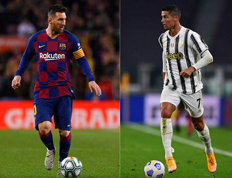Lionel Messi ja Cristiano Ronaldo ovat omaa luokkaansa Mestarien liigan maalipörssissä.