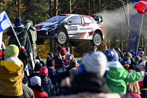 Elfyn Evans actually flew to victory in the last special stage of the Jyväskylä World Rally Championship in Ruuhimäki.