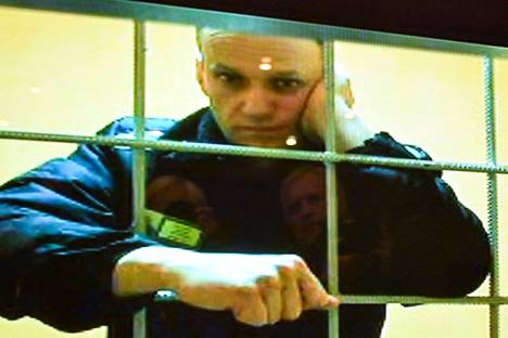 Aleksei Navalnyi osallistui viime toukokuussa oikeuden istuntoon videoyhteydellä vankilasta.