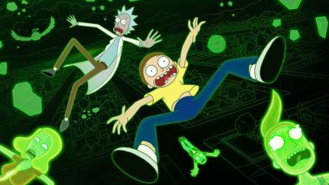 Aikuisten absurdissa animaatiosarjassa seikkailevat alkoholisoitunut tiedemies Rick ja tämän lapsenlapsi Morty.