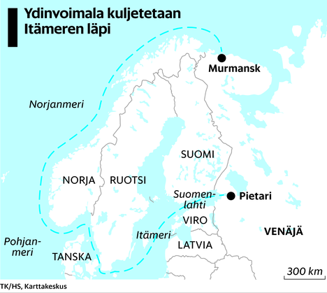 Venäläinen ydinvoimala aiotaan hinata Suomenlahden halki – Stuk pitää  riskejä pieninä - Kotimaa 
