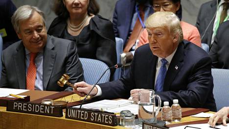 Trump syytti YK:n turvallisuusneuvostossa Kiinaa sekaantumisesta Yhdysvaltojen vaaleihin: ”He eivät halua, että minä voitan”